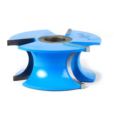 Amana 932 Carbide Tipped 3-Wing Stair Tread 9/16 R x 3-3/8 D x 1-1/2 CH x 1/2 & 3/4 Bore Shaper