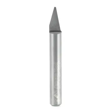 Amana 45775 30 Degree Engraving 0.040 Tip Width x 1/4 Shank x 2-1/4" Signmaking Router Bit