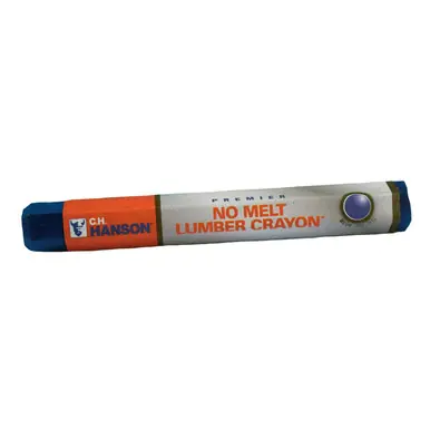 CH Hanson 10383 Blue Premier Lumber Crayon - 12 Count