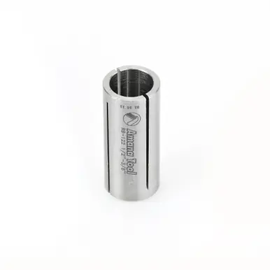 Amana RB-122 High Precision Steel Router Collet Reducer 1/2 Overall D x 3/8 Inner D x 1-3/16"