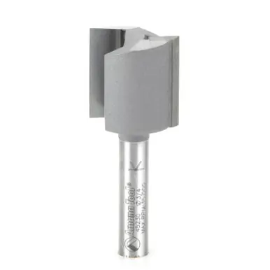 Amana 45230 Carbide Tipped Straight Plunge High Production 3/4 D x 3/4 CH x 1/4 Shank x 2" Router