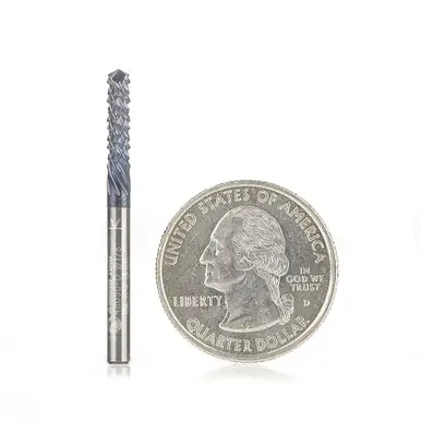 Amana 48050-D High Performance Drill End 1/8 D x 1/2 CH x 1/8 Shank x 1-1/2" Fiberglass and