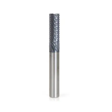 Amana 48055-B High Performance Burr End 3/8 D x1 CH x 3/8 Shank x 3" Fiberglass and Composite