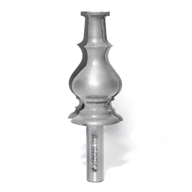 Amana 54295 Carbide Tipped Colonial Door Casing 3/8 R x 1-17/32 D x 2-61/64 CH x 1/2" Shank Router