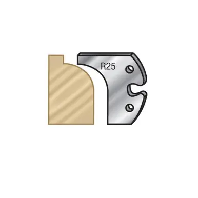 Amana 66F008 Pair of 60mm Carbide Tipped Steel Knives for Profile Pro Insert Shaper Cutters