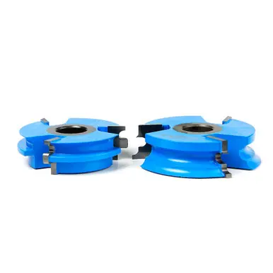 Amana SC450 2-PC Carbide Tipped 3-Wing Stile & Rail Flooring w/Nail Slot 3-1/4 D x 7/8 CH x 1/8 x