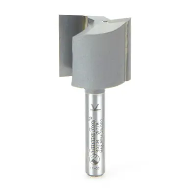 Amana 45234 Carbide Tipped Straight Plunge High Production 7/8 D x 3/4 CH x 1/4 Shank x 2" Router