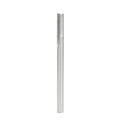 Amana HSS1603 Plastic Cutting, Double Straight O-Flute 1/4 D x 3/4 CH x 1/4 Shank x 3-3/4" High