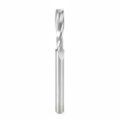 Amana 46250 CNC Spiral Plunge for Solid Wood 1/4 D x 1-1/8 CH x 1/4 Shank x 3" Up-Cut Router Bit