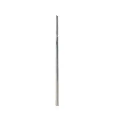 Amana 43503 Single O-Flute, Plastic Cutting 1/8 D x 5/8 CH x 1/8 Shank x 3" Router Bit
