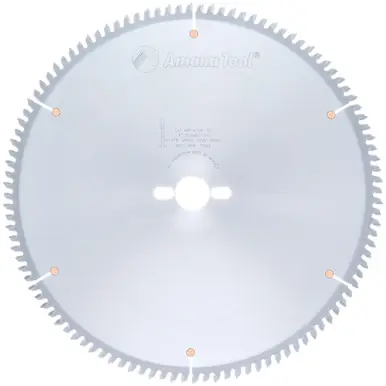 Amana MB14108-30 Carbide Tipped Double-Face Melamine 14" D x 108T H-ATB, -6 Deg, 30MM Bore, Circular