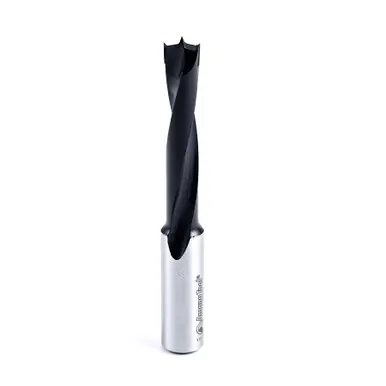 Amana 202008 Carbide Tipped Brad Point Boring Bit R/H 8mm D x 77mm Long x 10mm Shank