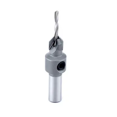 Amana 55200 Carbide Tipped Countersink 4 Screw 11/32 D x 3/32 Drill D x 5/16 Round Shank