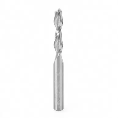 Amana 46314 Spiral Plunge 7/32 D x 1 CH x 1/4 Shank x 2-1/2" 2 Flute Up-Cut Router Bit