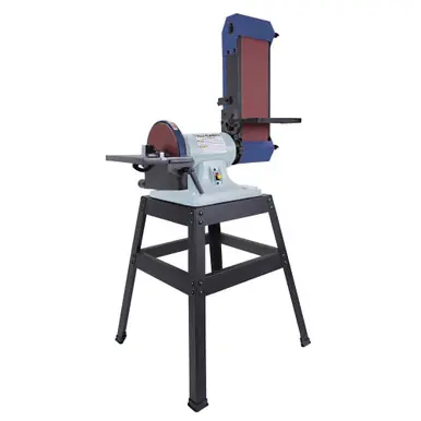 PALMGREN 9681093 - 6" x 48" Belt, 9" Disc Benchtop Finishing machine