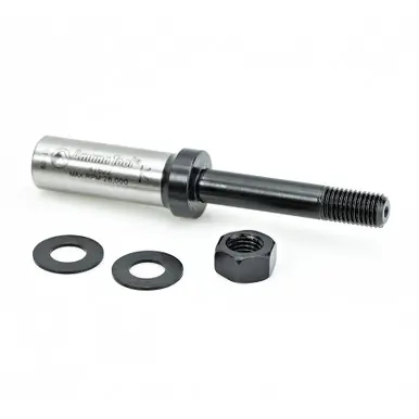 Amana 47622 Router Arbor w/ Hex Nuts and Washers 5/16-24 NF D x 1-3/4 Height x 1/2" Shank