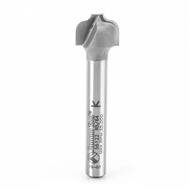 Amana 56122 Carbide Tipped Plunging Ogee Style A 5/64 R x 3/4 D x 1/2 CH x 1/2" Shank Router Bit