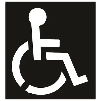 CH Hanson 12438 Handicap Symbol - 43" high