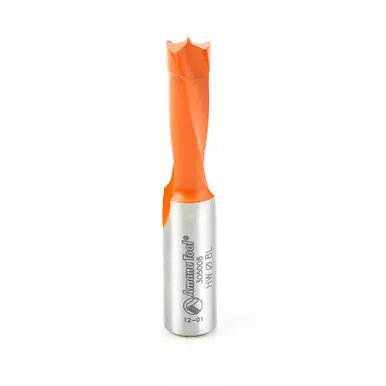 Amana 305008 Carbide Tipped Brad Point Boring Bit L/H 8mm D x 57mm Long x 10mm Shank High