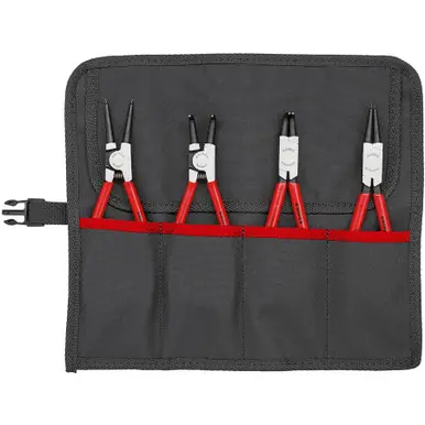 KNIPEX 001956 4 Pc Circlip "Snap-Ring" Pliers Set In Tool Roll