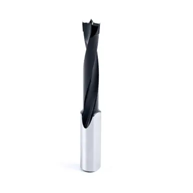 Amana 202082 Carbide Tipped Brad Point Boring Bit R/H 8.2mm D x 77mm Long x 10mm Shank