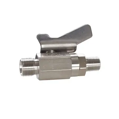 GRACO 237529 - Low Pressure Ball Valve, 1/4 NPT(M) x 3/8 NPSM(M), Stainless Steel, Catalyst &