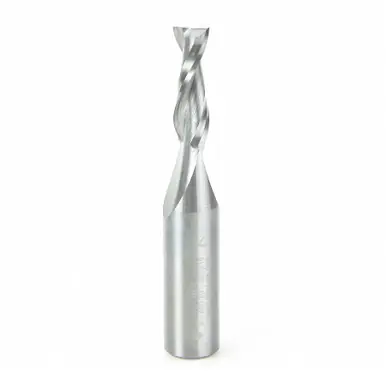 Amana 46119 Spiral Plunge 5/16 D x 1 CH x 1/2 Shank x 3" 2 Flute Up-Cut Router Bit