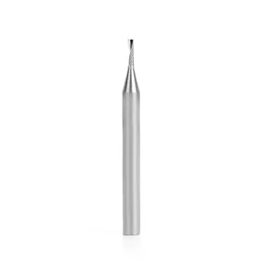 Amana 57311 Metric CNC Spiral O-Single Flute, Plastic Cutting 2 D x 8 CH x 6 Shank x 64mm Long