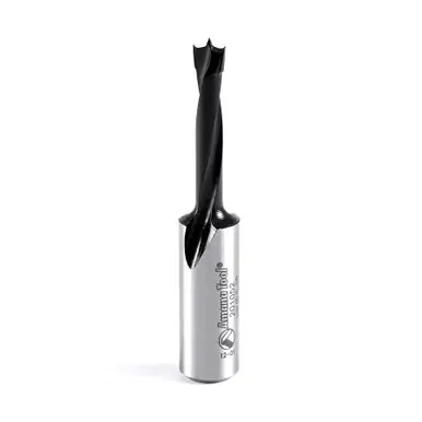 Amana 201052 Carbide Tipped Brad Point Boring Bit R/H 5.2mm D x 57mm Long x 10mm Shank