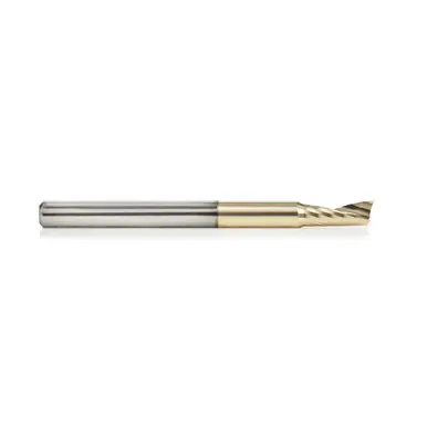 Amana 51406-Z Spiral O-Single Flute, Aluminum Cutting 1/8 D x 5/16 CH x 1/8 Shank x 1-1/2" Up-Cut