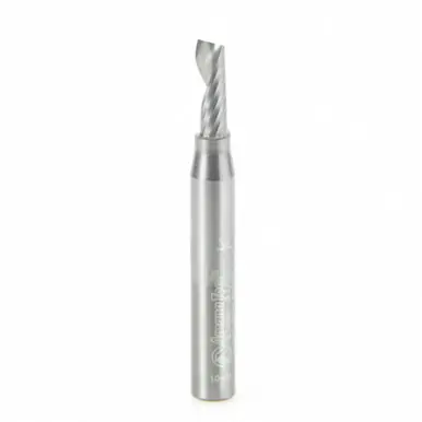 Amana 51408 Spiral O-Single Flute, Aluminum Cutting 3/16 D x 1/2 CH x 1/4 Shank x 2" Up-Cut _Router