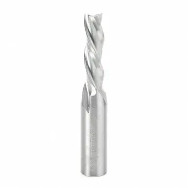 Amana 46214 CNC Spiral Plunge 3/8 D x 1-1/4 CH x 3/8 Shank x 3" Down-Cut, 3-Flute Router Bit