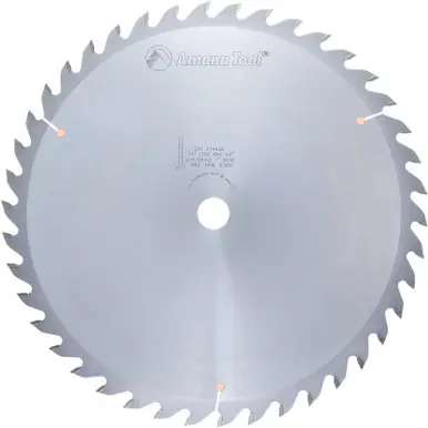 Amana 614420 Carbide Tipped General Purpose 14" D x 42T ATB, 15 Deg, 1" Bore, Circular Saw Blade