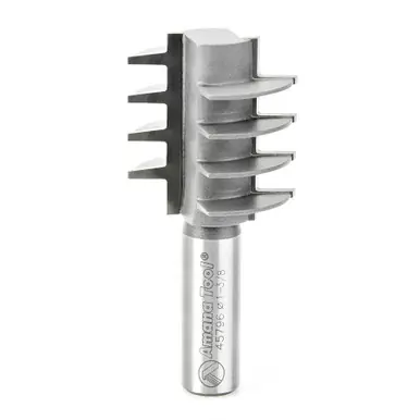 Amana 45796 Carbide Tipped Finger Joint 1-3/8 D x 1-9/16 CH x 1/2" Shank Router Bit