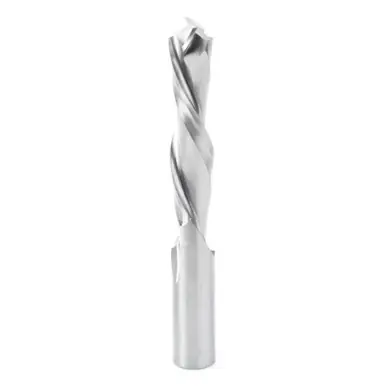 Amana 46360 CNC Mortise Compression Spiral 1/2 D x 2-1/8 CH x 1/2 Shank x 4" 2 Flute Router Bit