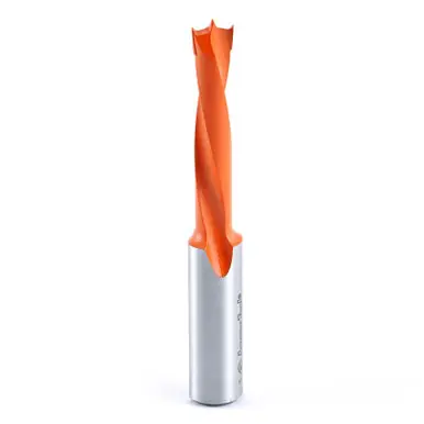 Amana 304070 Carbide Tipped Brad Point Boring Bit L/H 7mm D x 70mm Long x 10mm Shank