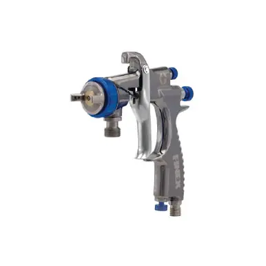 GRACO 289249 - Finex Air Spray Pressure Feed Gun, HVLP .055" Needle / Nozzle Size, Aluminum, 100 PSI