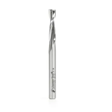 Amana HSS1636 HSS Spiral Aluminum Cutting Double Flute Up-Cut 1/4 D x 1 CH x 1/4" Shank Router Bit