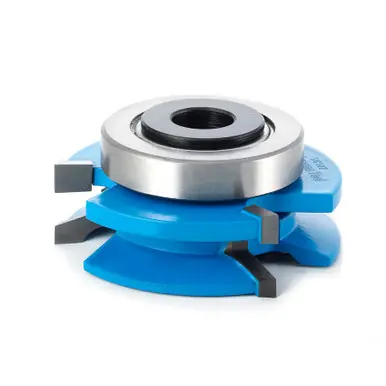 Amana SC587 Carbide Tipped 3-Wing 18.6 Deg Beveled Reversible Stile & Rail 2-13/32 D x 1 CH x 1/2 &