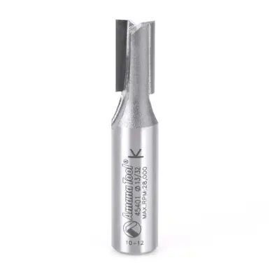 Amana 45401 Carbide Tipped Straight Plunge High Production 13/32 D x 3/4 CH x 1/2 Shank x 2-1/2"