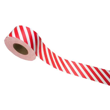 CH Hanson 17025 - Standard Red/White Stripe Flagging Tape (12pk)