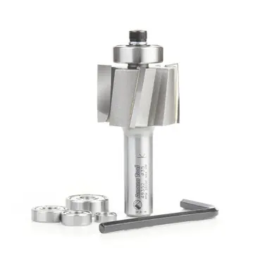 Amana 49352 Multi-Rabbet Five Different Rabbet Depths 1-3/8 D x 1 CH x 1/2" Shank Router Bit