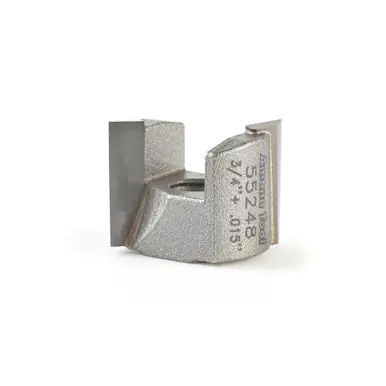 Amana 55248 Carbide Tipped Mortising Screw Cutter 3/4 + 0.015 Dia x 9/16" Cut Height x 1/4-28 Thread