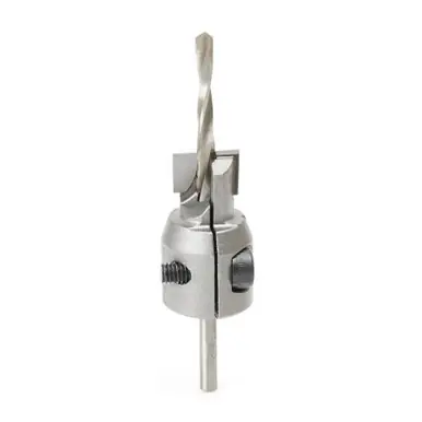 Amana 20204 Carbide Tipped Adjustable 29/64-5/8 D x 15/32 Cut Depth x 1/8-9/32" Shank Counterbore
