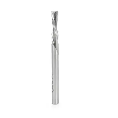 Amana HSS1656 HSS Spiral Aluminum Cutting Double Flute Down-Cut 1/4 D x 1 CH x 1/4" Shank Router Bit