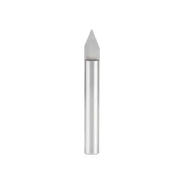 Amana 45622 45 Degree Engraving 0.025 Tip Width x 1/4 Shank x 2" Signmaking Router Bit