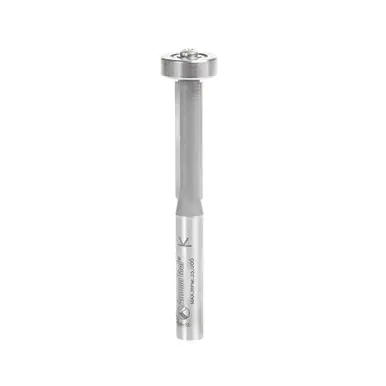 Amana 47189 Carbide Tipped Overhang Trim 1/8 Overhang x 1/4 Dia x 1 Cut Height x 1/4" Shank w/ Lower