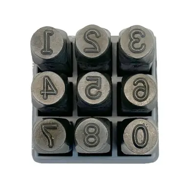 CH Hanson 21460 - 5/16" Heavy Duty Number Set