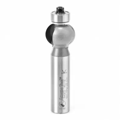 Amana 54302 Carbide Tipped Edge Fluting 5/16 R x 3/4 D x 1/2 CH x 1/2" Shank Router Bit