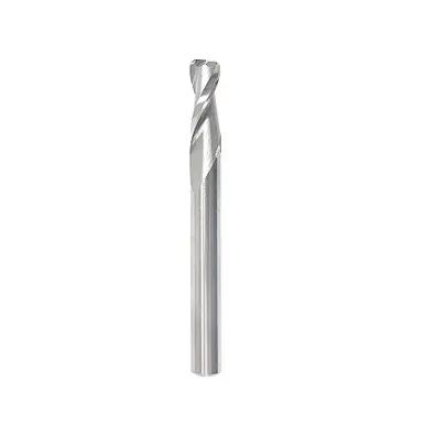 Amana 46460 Spiral Plunge w/ Corner Radius for Solid Wood 1/16 R x 1/4 Dia x 3/4 CH x 1/4 Shank
